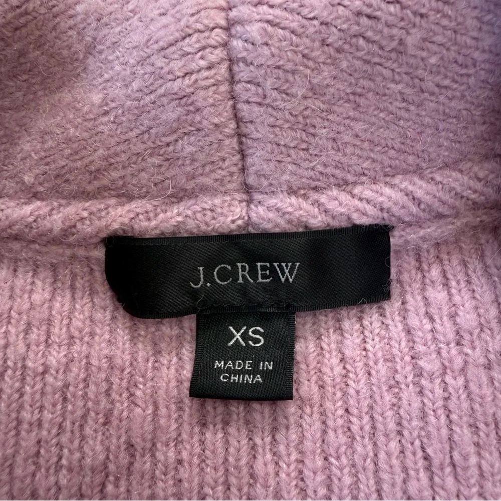 J.Crew Cocoon Merino Wool Blend Cardigan Blazer In Dried Violet Size XS